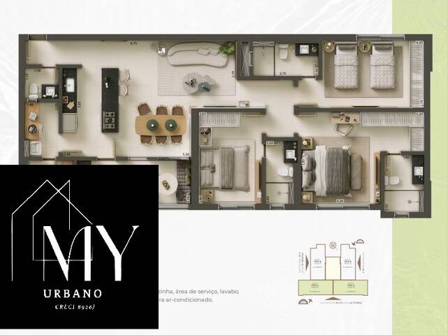 Apartamento para Venda em Cuiabá - 3