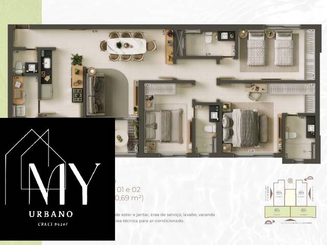 Apartamento para Venda em Cuiabá - 4