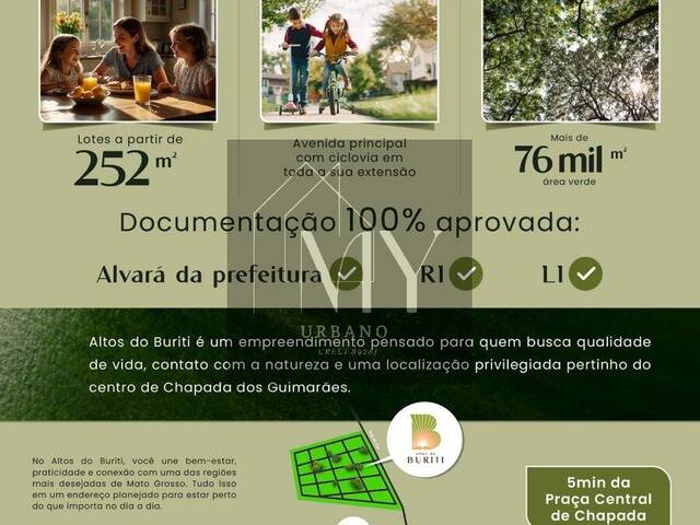 #MY URBANO  - Área para Venda em Chapada dos Guimarães - MT
