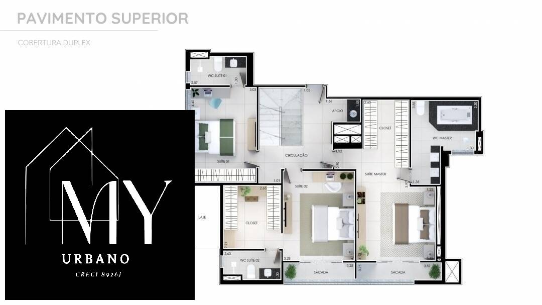 Apartamento à venda com 3 quartos, 137m² - Foto 29