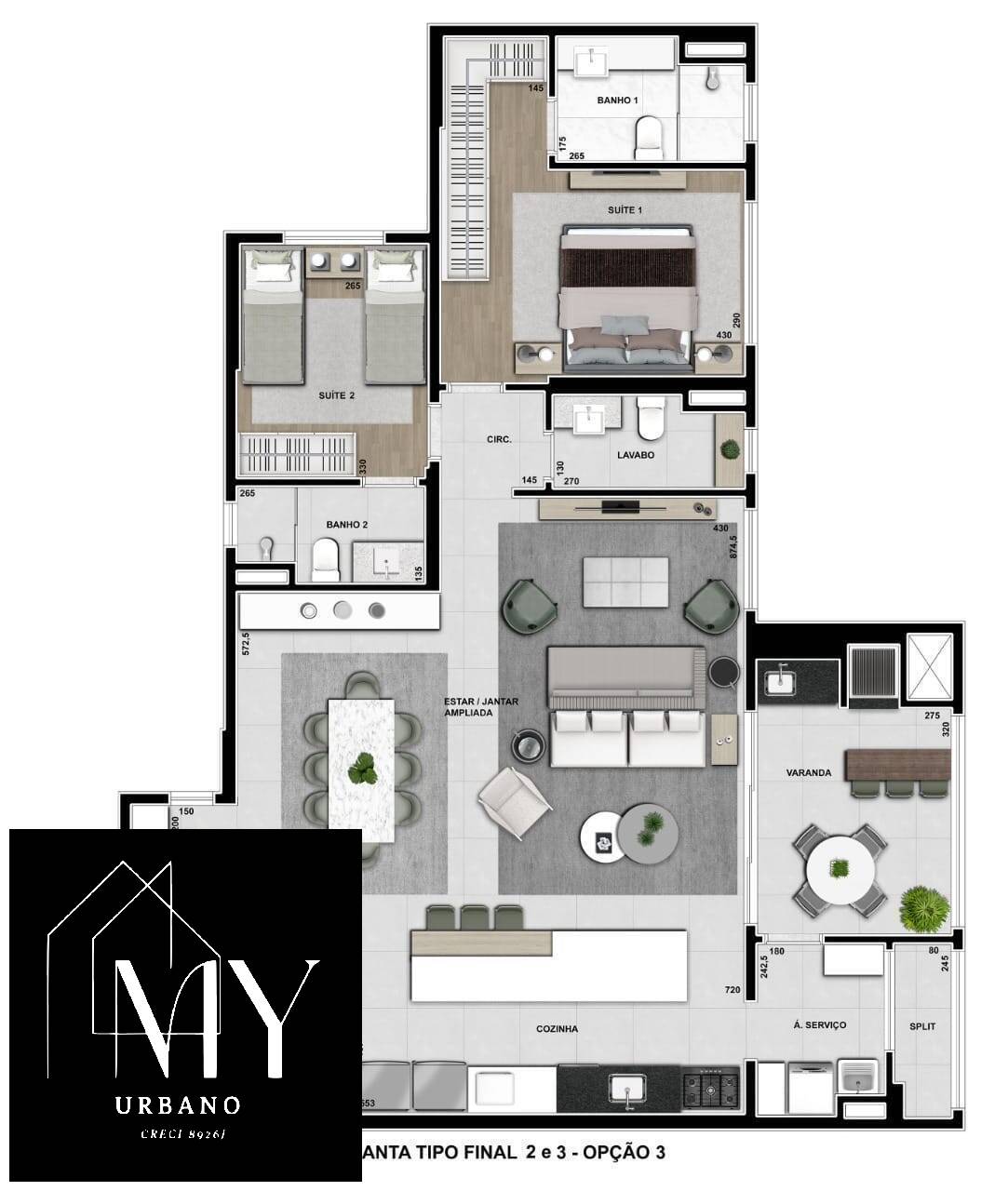 Apartamento à venda com 3 quartos, 132m² - Foto 22