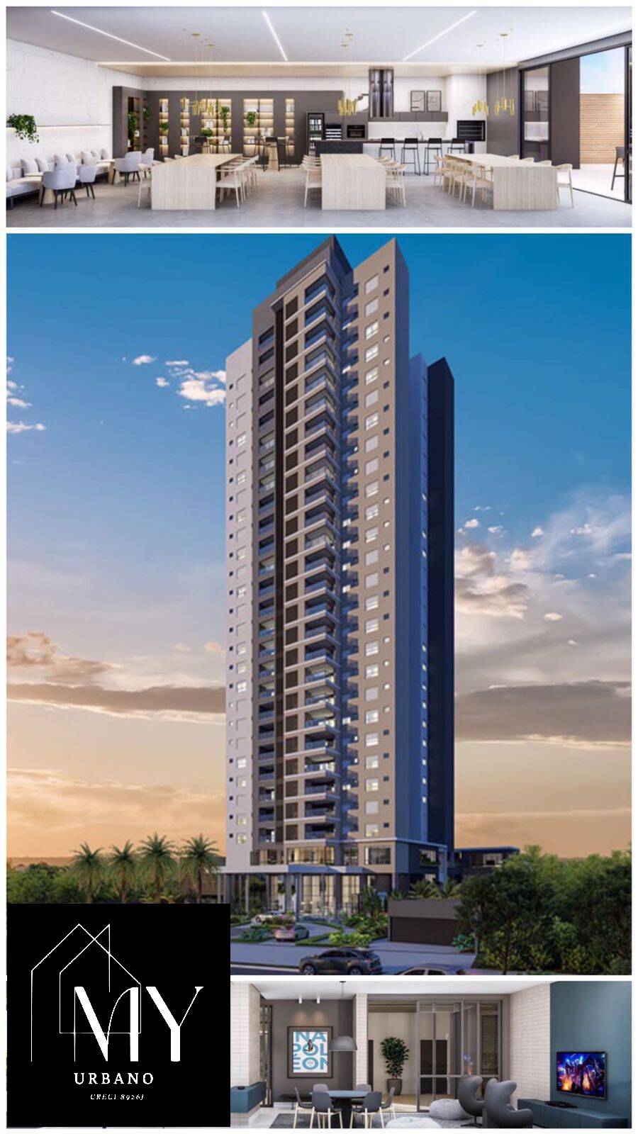 Apartamento à venda com 3 quartos, 132m² - Foto 1