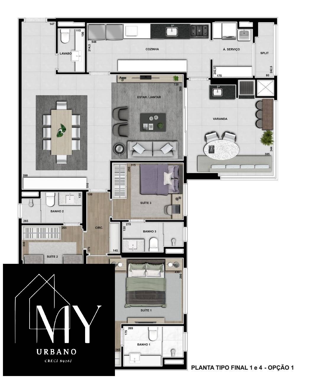 Apartamento à venda com 3 quartos, 132m² - Foto 33