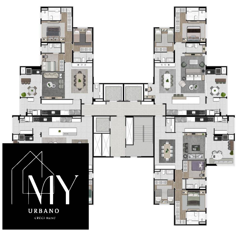 Apartamento à venda com 3 quartos, 132m² - Foto 42
