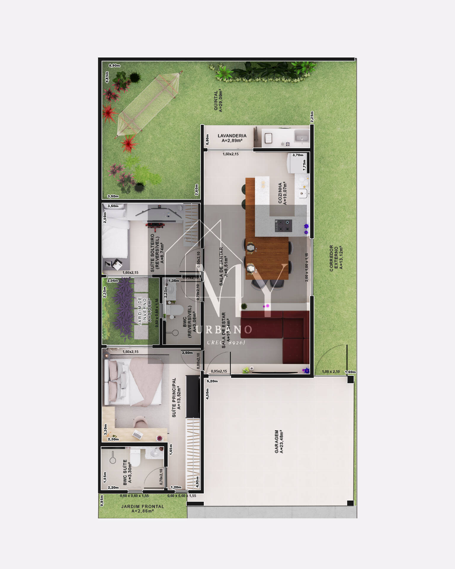 Casa de Condomínio, 2 quartos - Foto 6