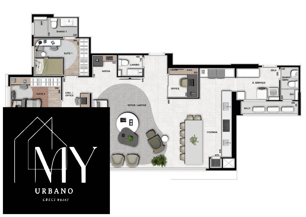 Apartamento à venda com 3 quartos, 165m² - Foto 8