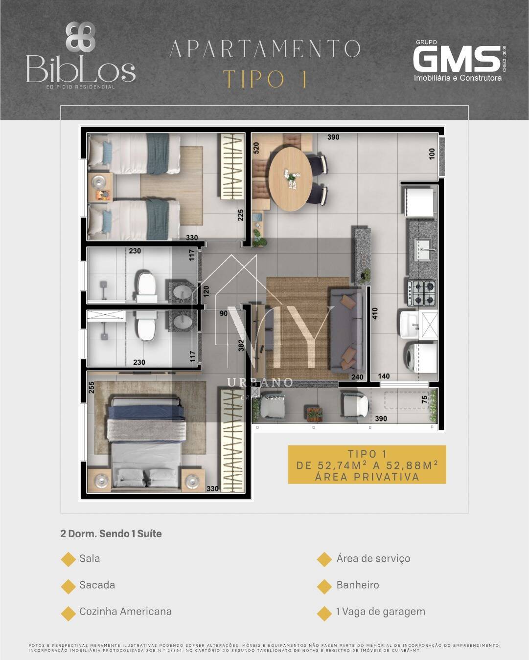 Apartamento, 2 quartos, 52 m² - Foto 20